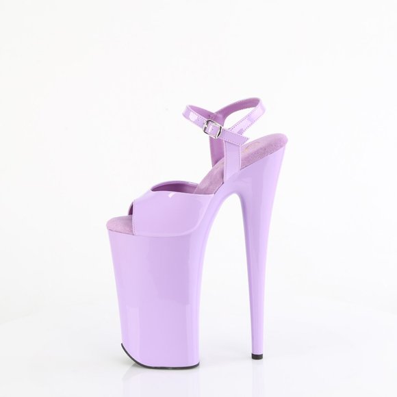 Pleaser Beyond 009 Lavender Platform High Heel Sandals - Picture 4 of 5